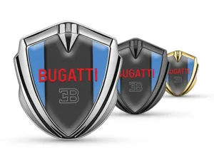 Bugatti Metall Emblem Abzeichen Rennsport Inspiriert Glänzend